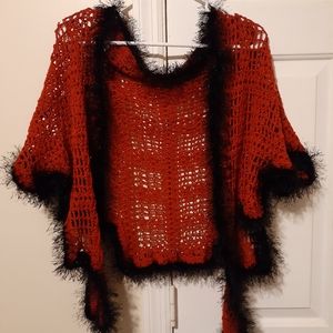 One Size Handcrafted Shawl by HeatherGrace Creations